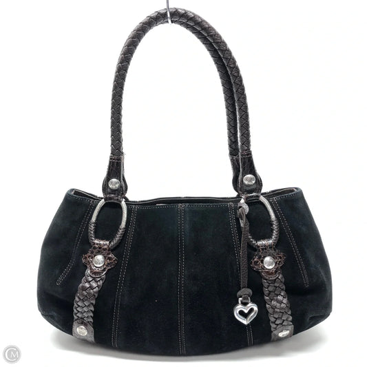 Handbag Leather By Brighton, Size: Medium