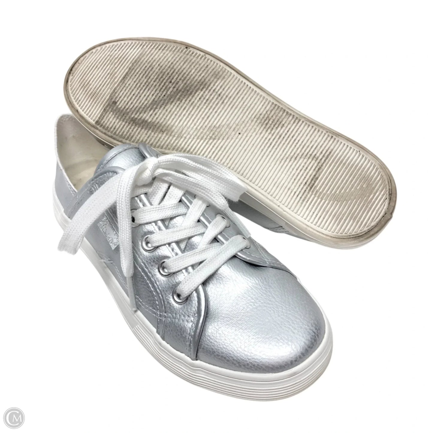 Shoes Sneakers By Rocket Dogs In Silver, Size: 6.5