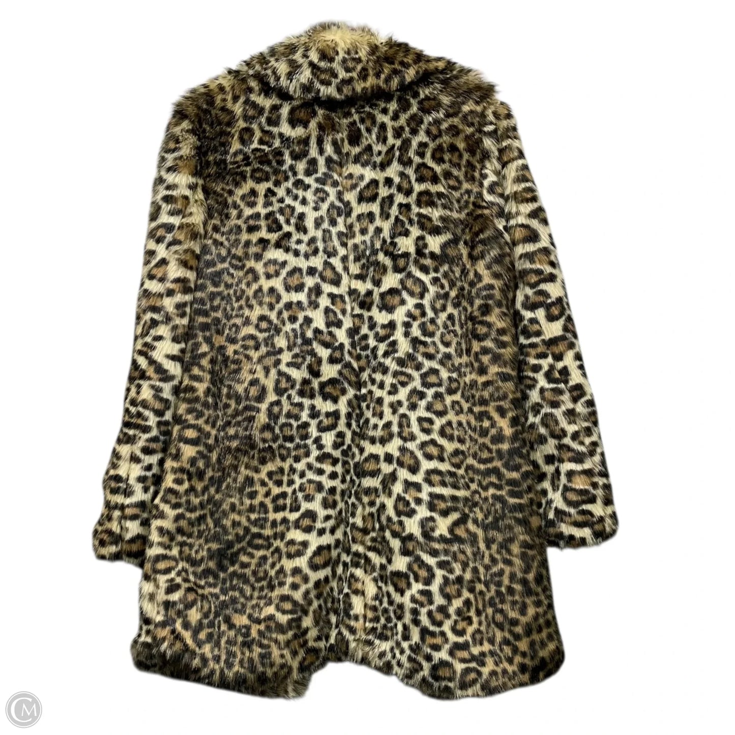 Coat Faux Fur & Sherpa By New Look In Animal Print, Size: 14