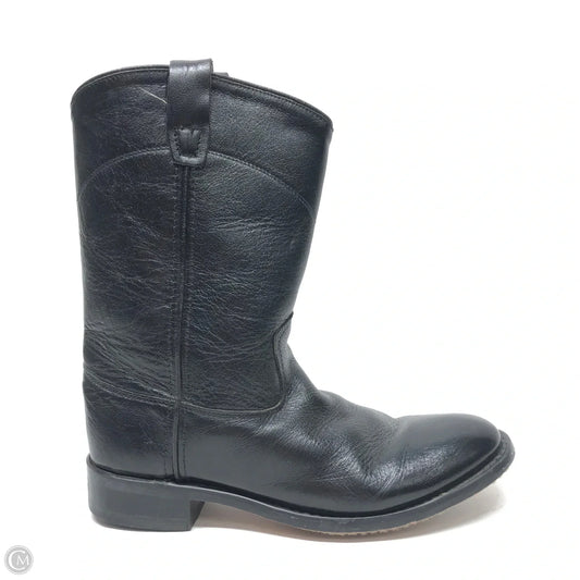 Boots Western By Clothes Mentor In Black, Size: 7