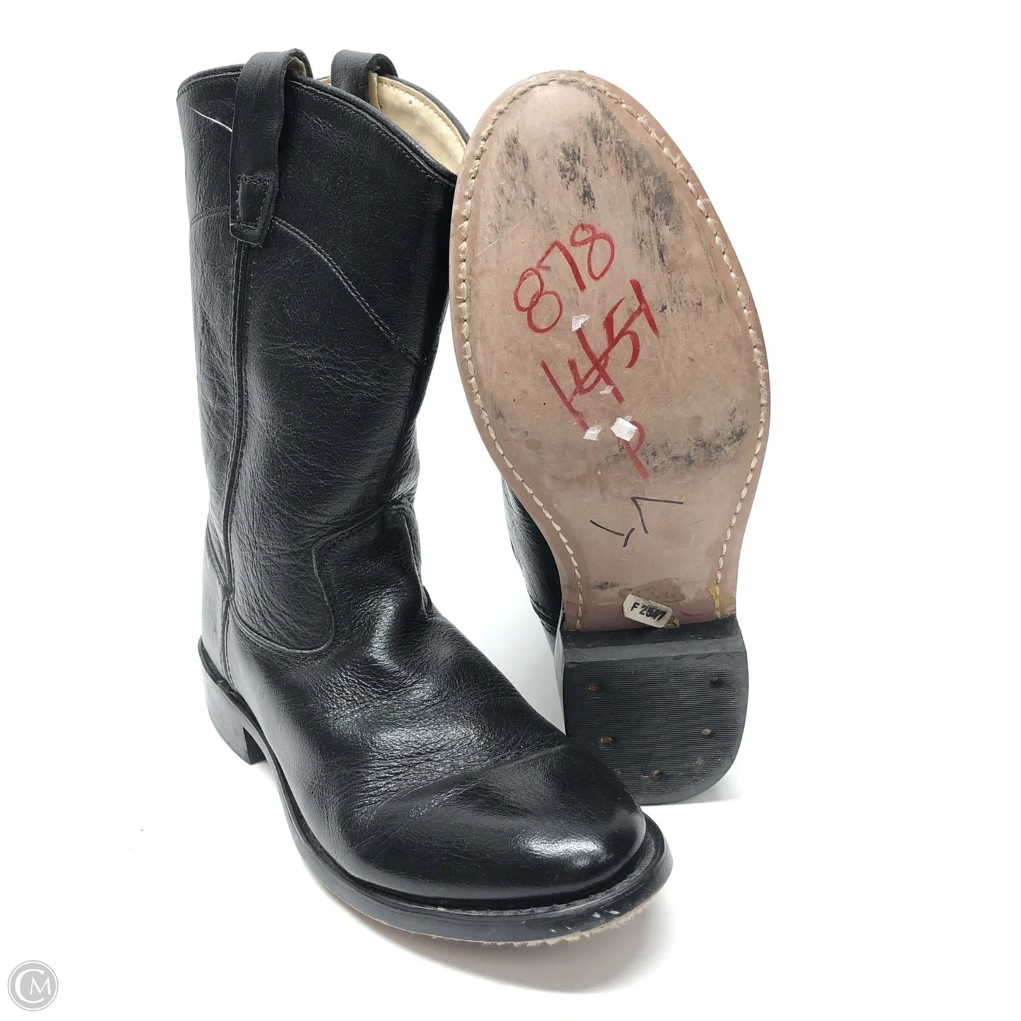 Boots Western By Clothes Mentor In Black, Size: 7