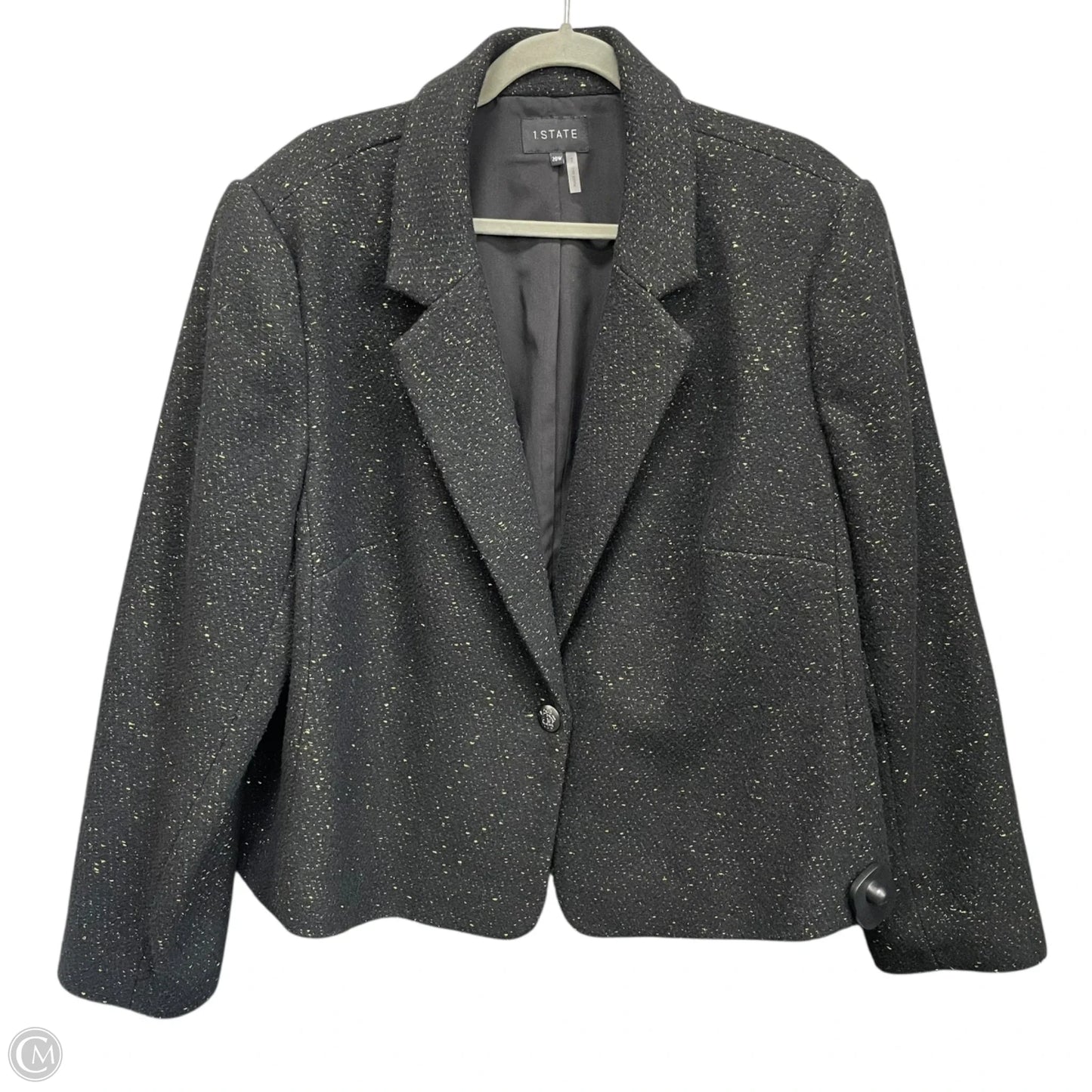 Blazer By 1.state In Black & Gold, Size: 20