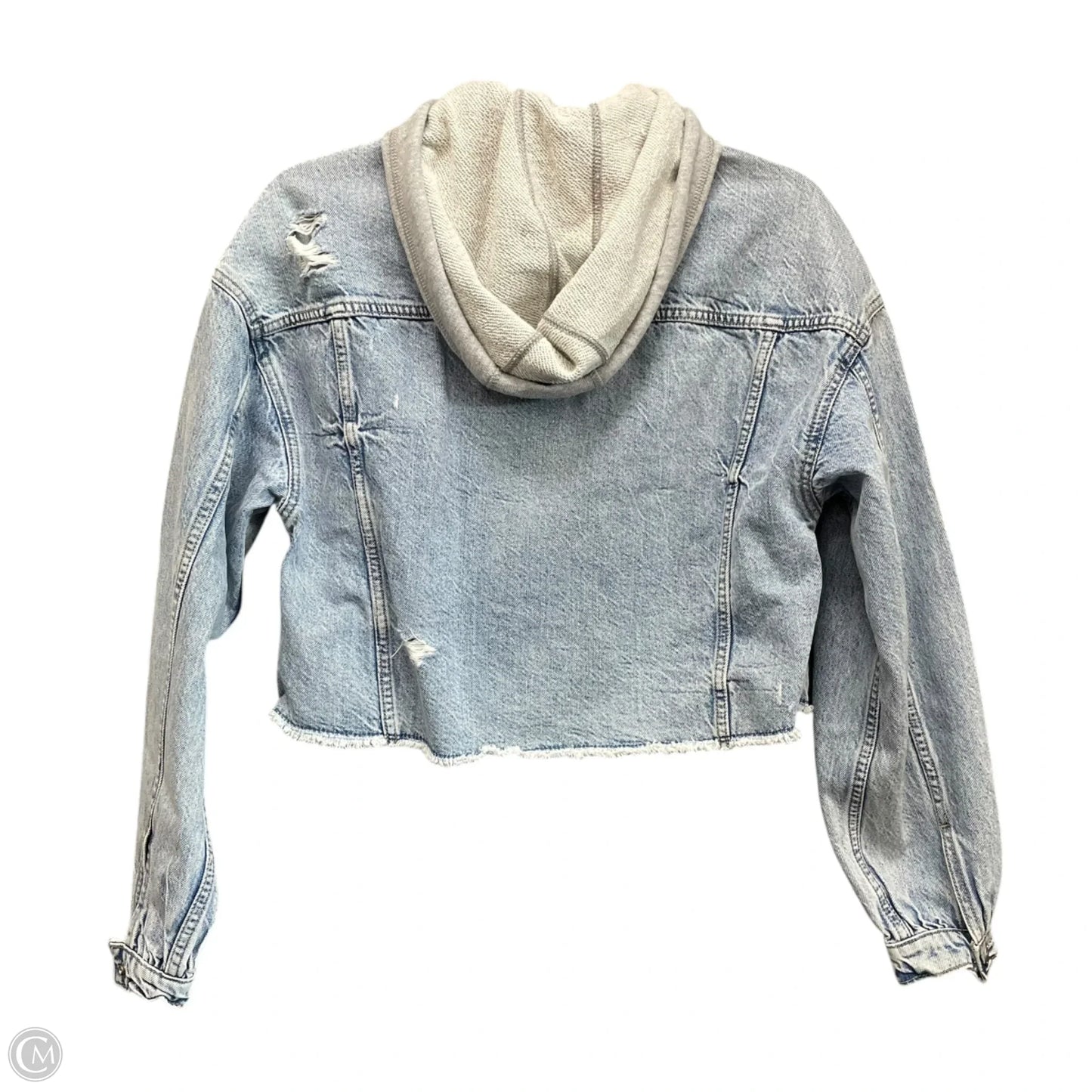 Jacket Denim By American Eagle In Blue Denim, Size: Xs