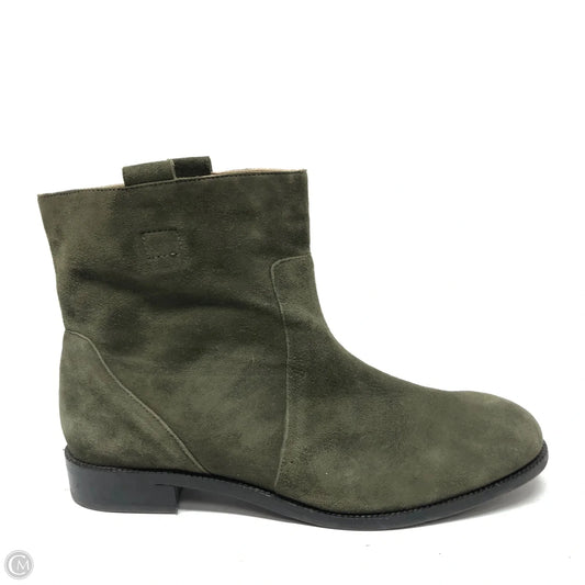 Boots Ankle Heels By Lands End In Green, Size: 10