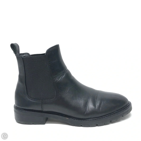 Boots Ankle Flats By Steve Madden In Black, Size: 8.5