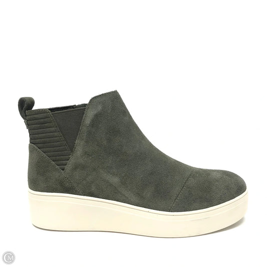 Boots Ankle Flats By Toms In Green, Size: 8.5