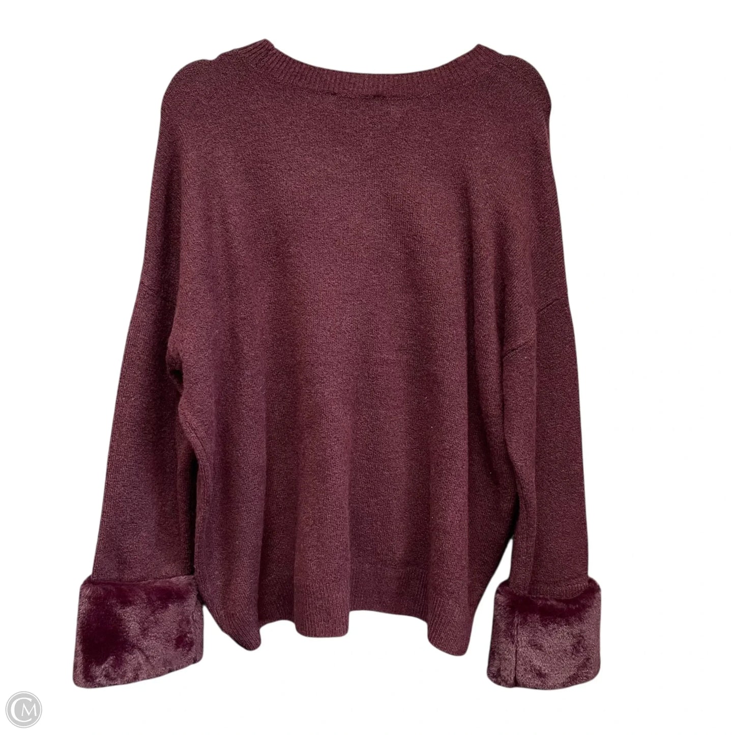 Sweater By Cece In Maroon, Size: S