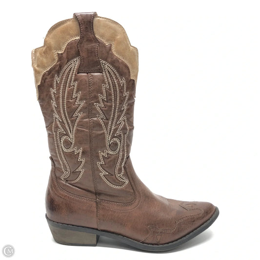 Boots Western By Coconuts In Brown, Size: 7
