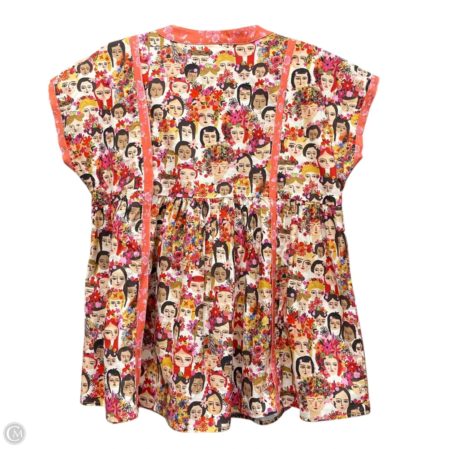 Top Short Sleeve By Ivy Jane In Multi-colored, Size: S