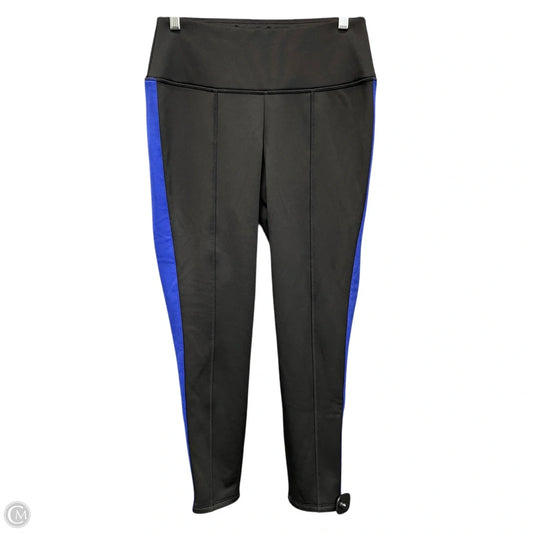 Athletic Leggings By Talbots In Black & Blue, Size: Sp