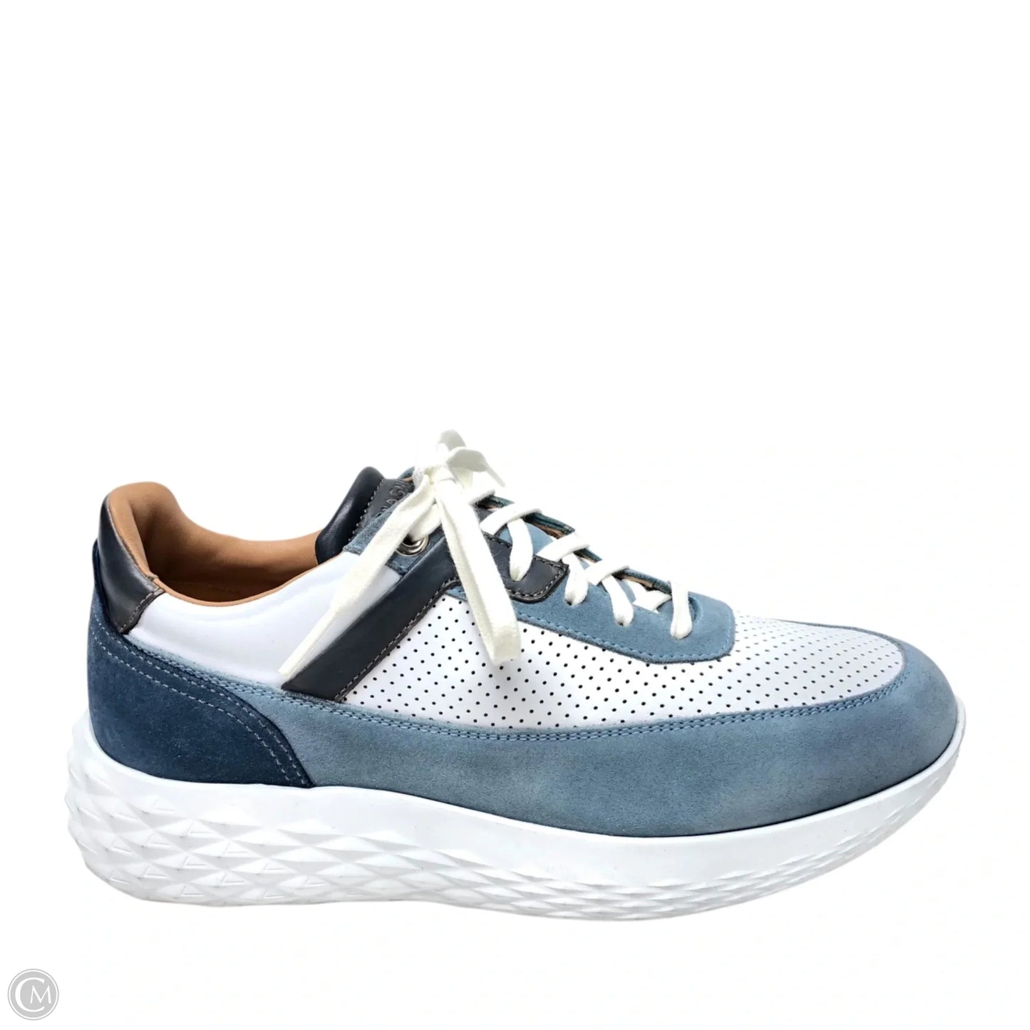 Shoes Sneakers By Cma In Blue & White, Size: 8