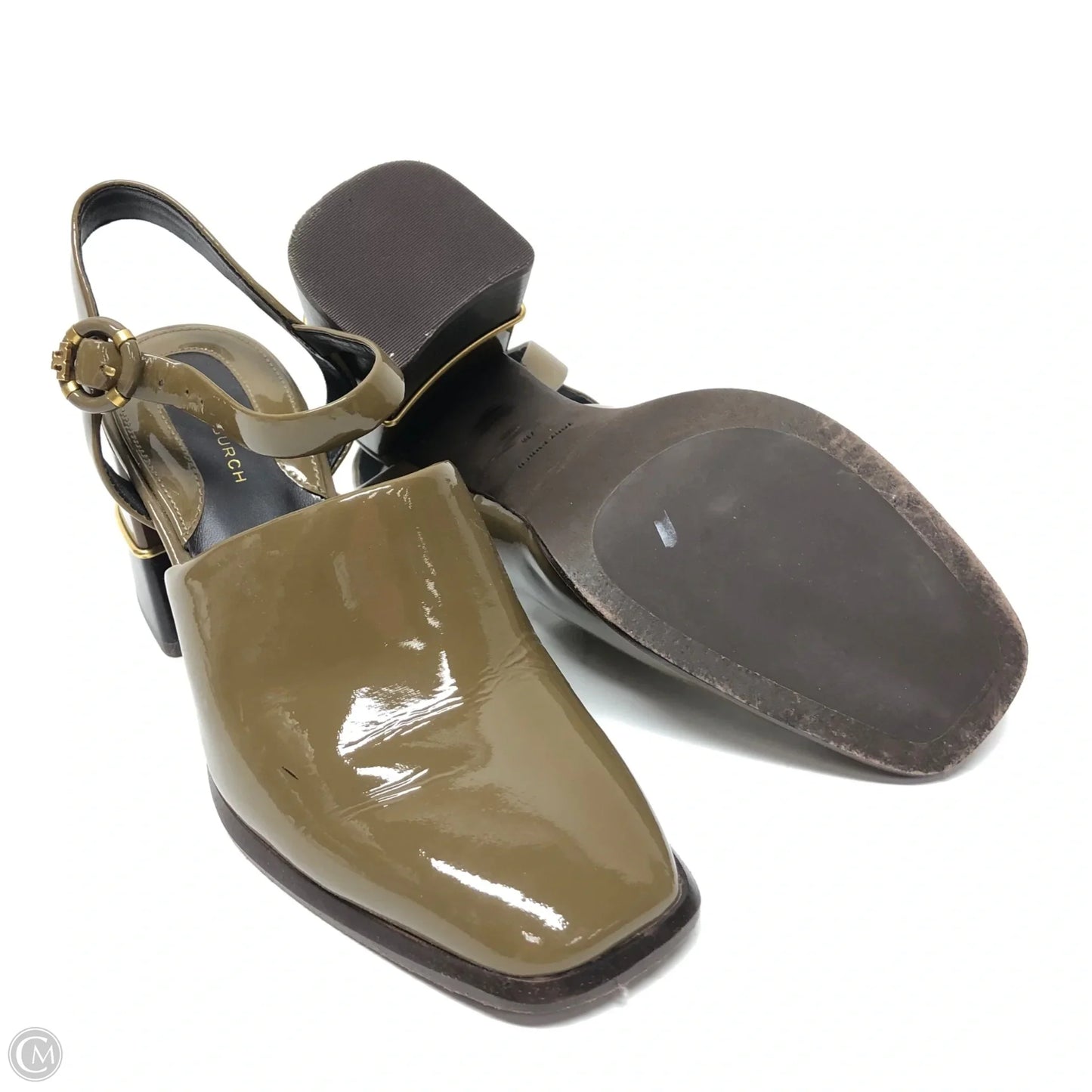 Shoes Designer By Tory Burch In Green, Size: 7