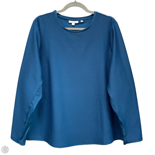 Top Long Sleeve By Chicos In Teal, Size: Xl