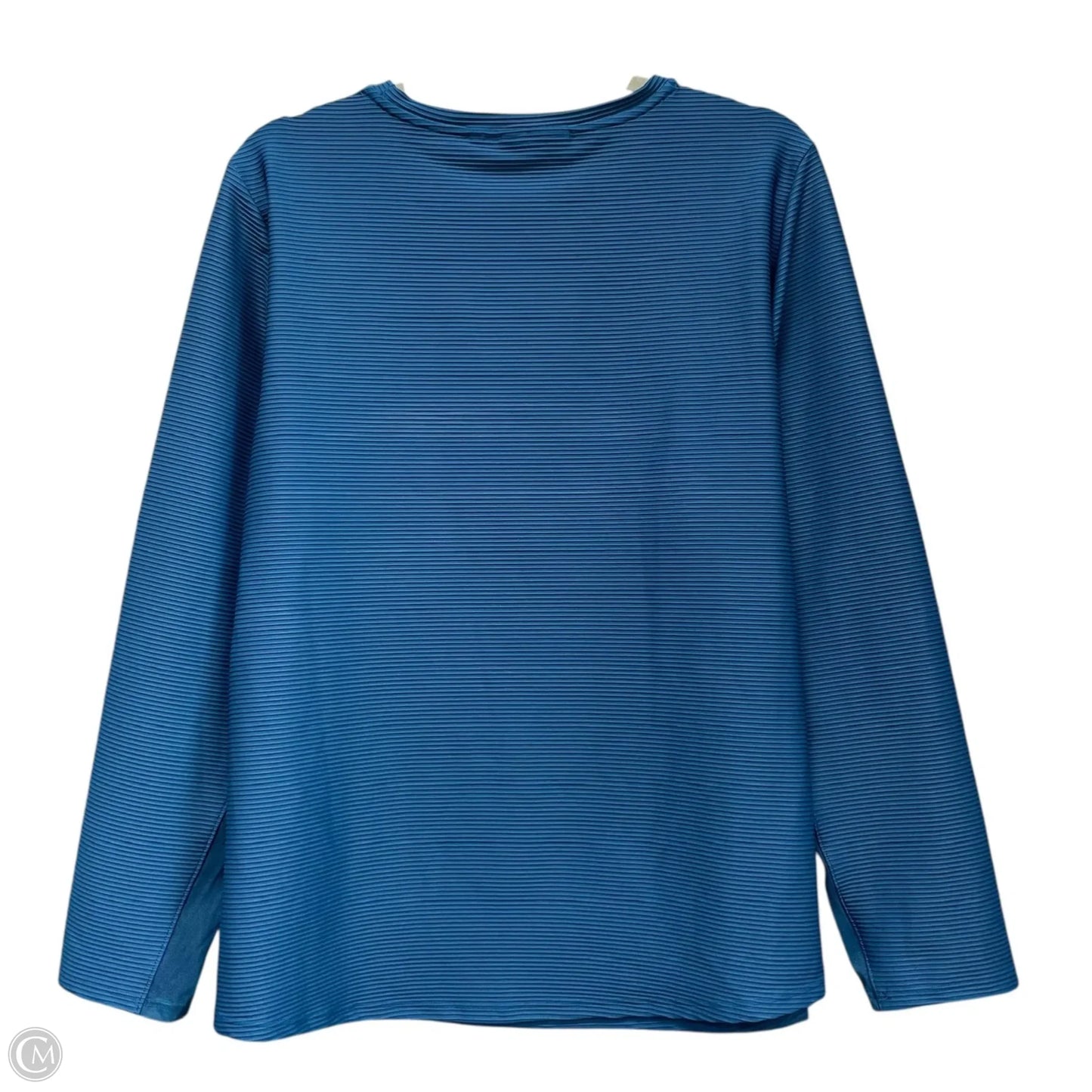 Top Long Sleeve By Chicos In Teal, Size: Xl