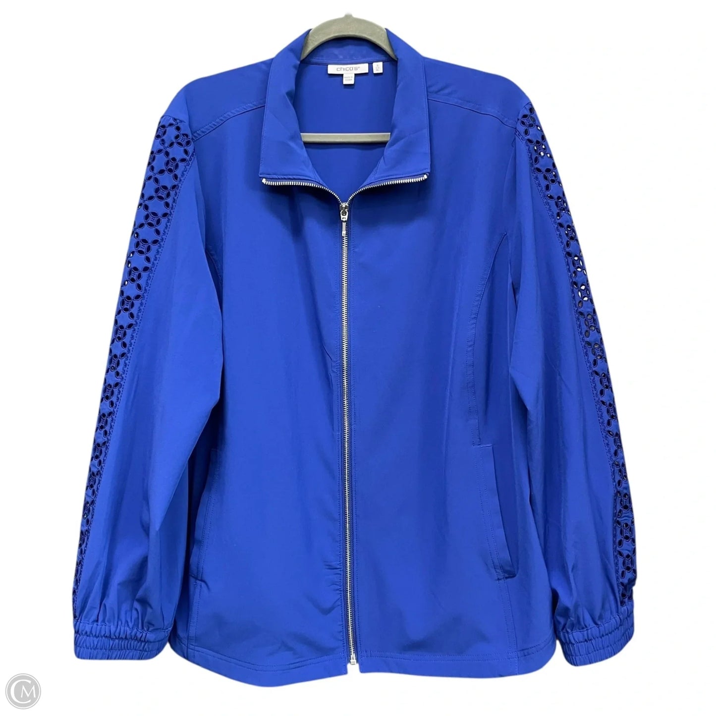 Jacket Other By Chicos In Blue, Size: Xl
