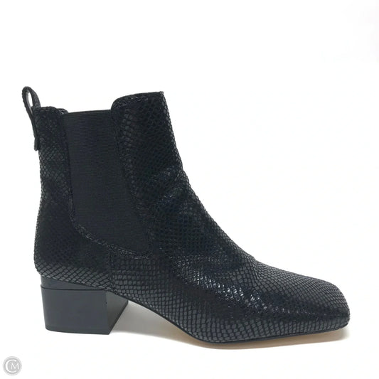 Boots Ankle Heels By Franco Sarto In Black, Size: 10