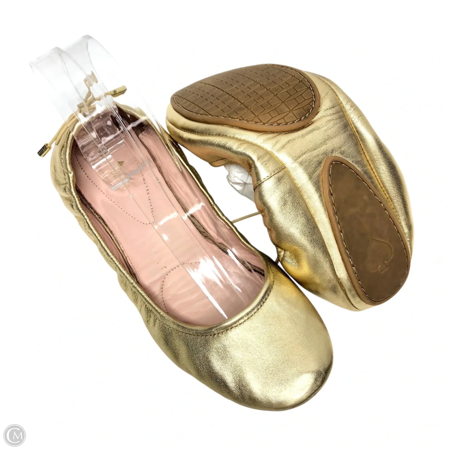 Shoes Designer By Kate Spade In Gold, Size: 10