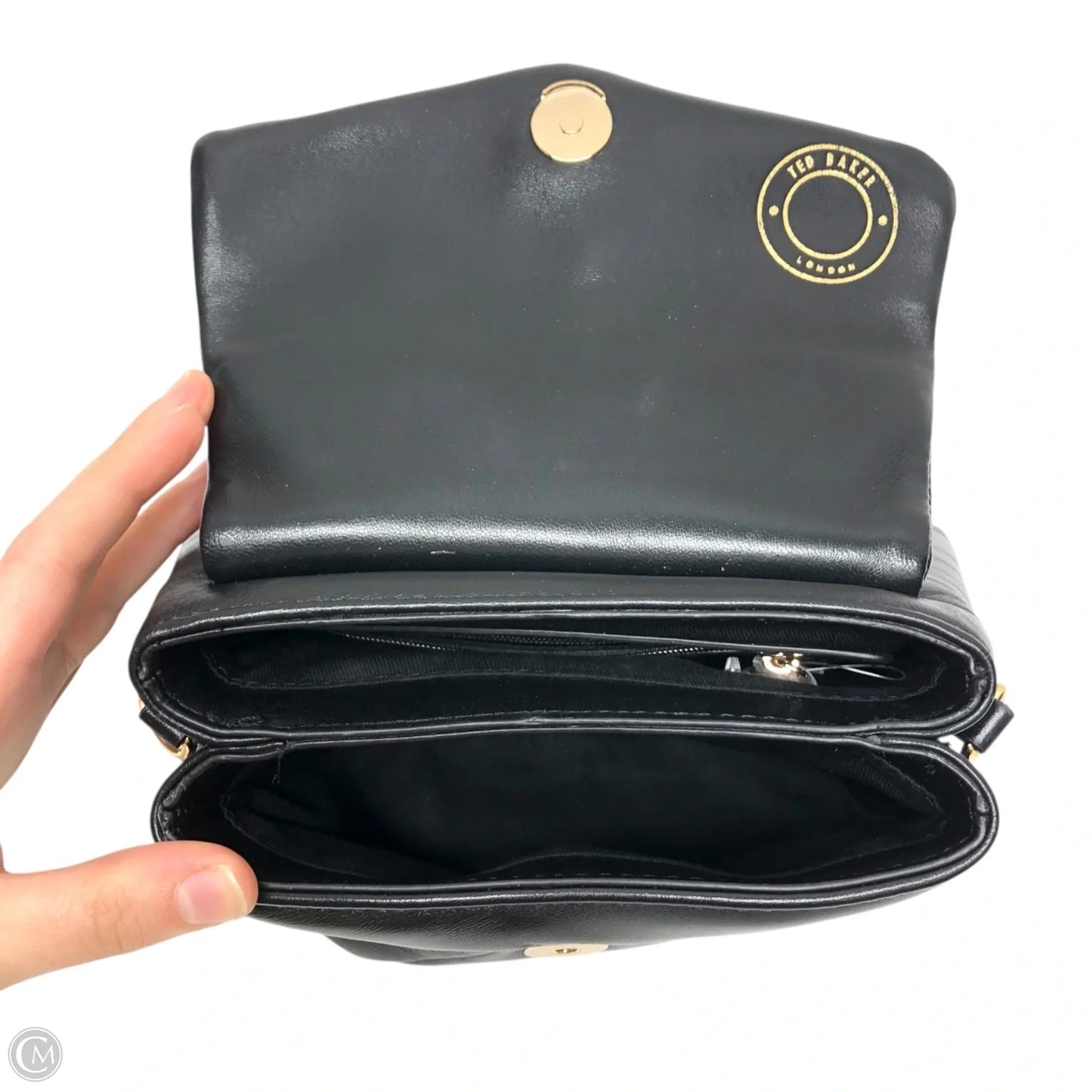 Crossbody Leather By Ted Baker, Size: Small