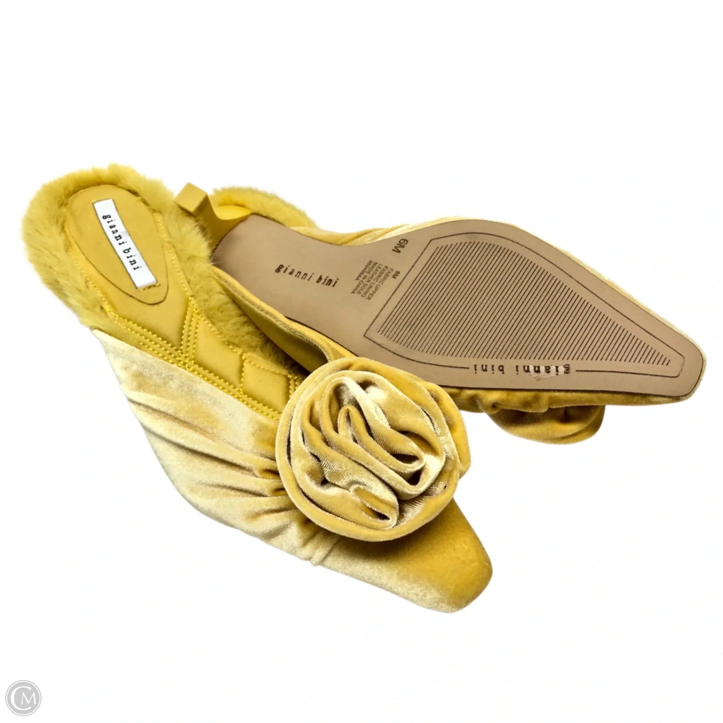 Shoes Heels Kitten By Gianni Bini In Yellow, Size: 6