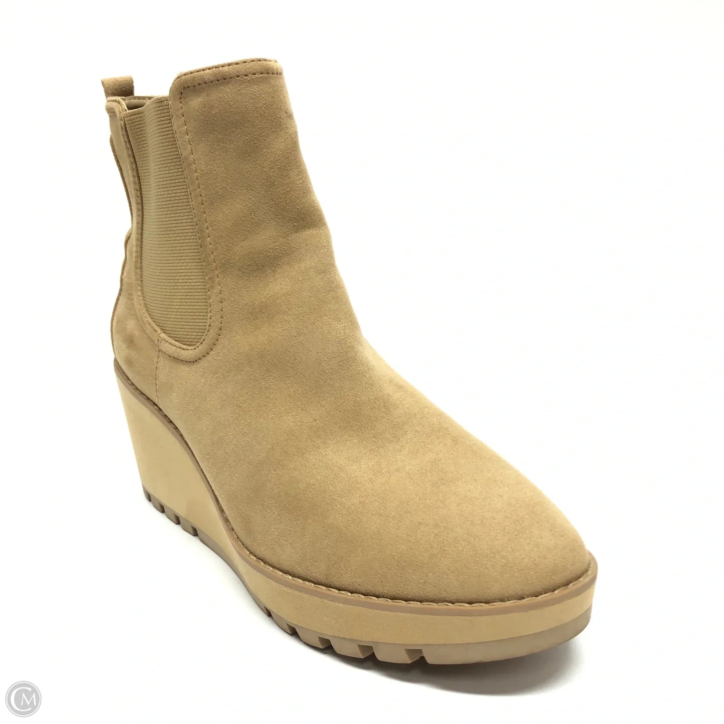 Boots Ankle Heels By Anne Klein In Brown, Size: 8.5