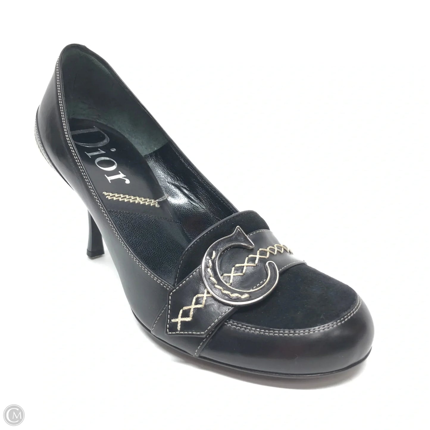 Shoes Luxury Designer By Dior In Black, Size: 5