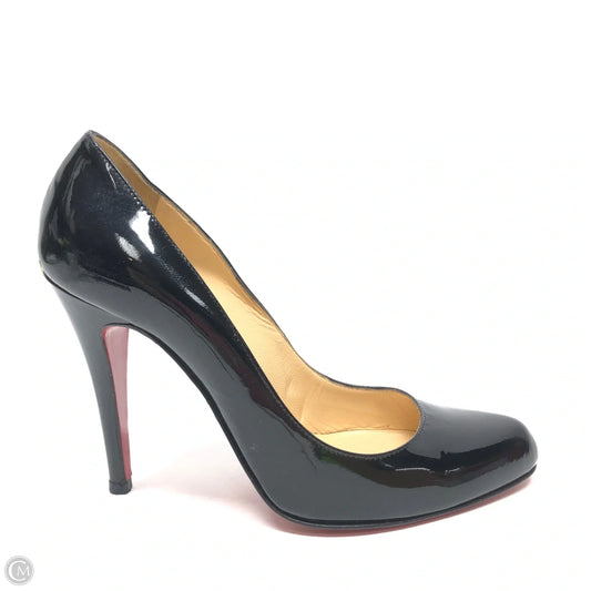 Shoes Luxury Designer By Christian Louboutin In Black, Size: 5