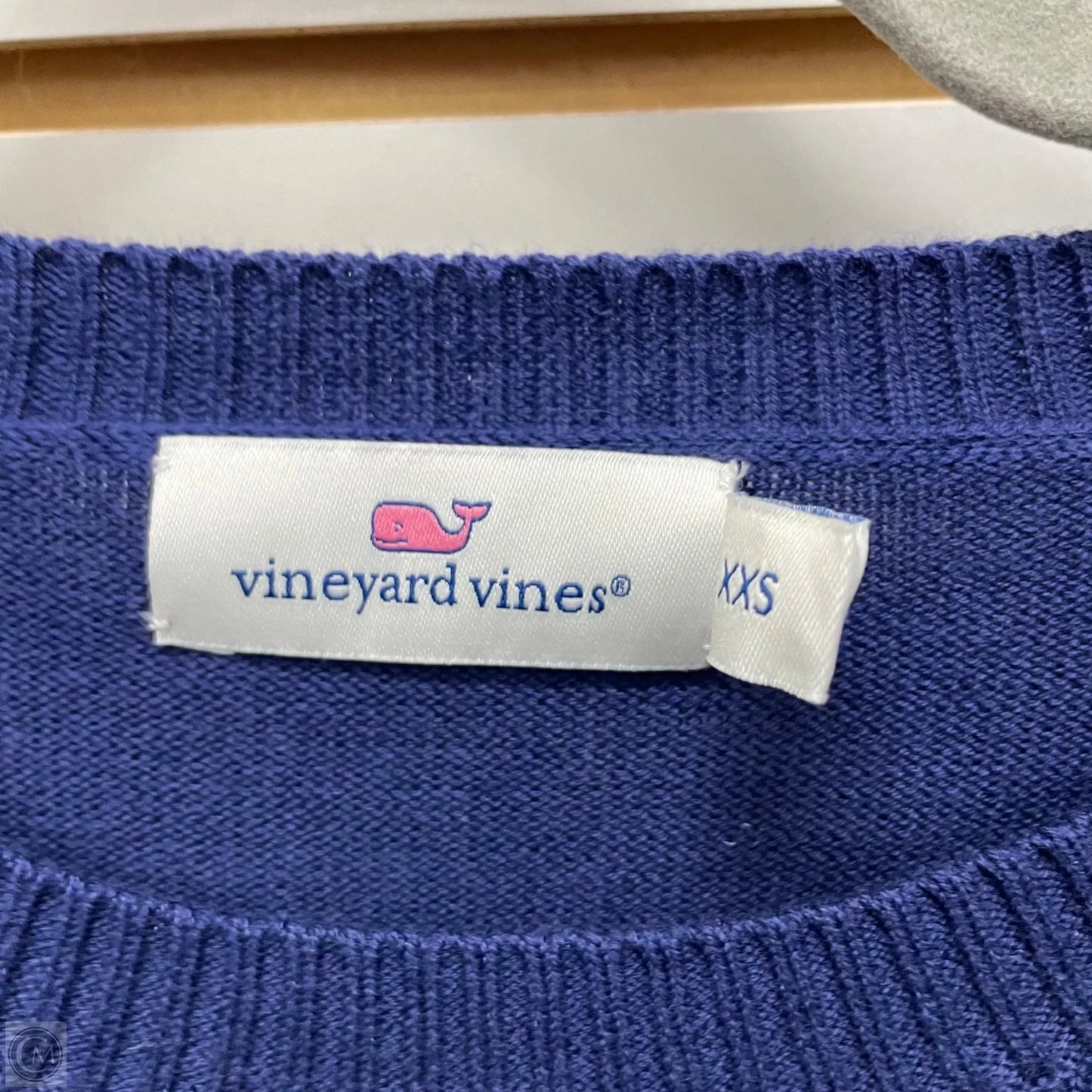Sweater By Vineyard Vines In Blue & White, Size: Xxs