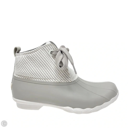 Boots Rain By Sperry In Grey & White, Size: 8