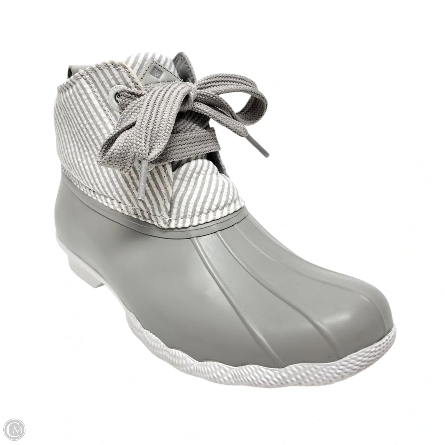 Boots Rain By Sperry In Grey & White, Size: 8