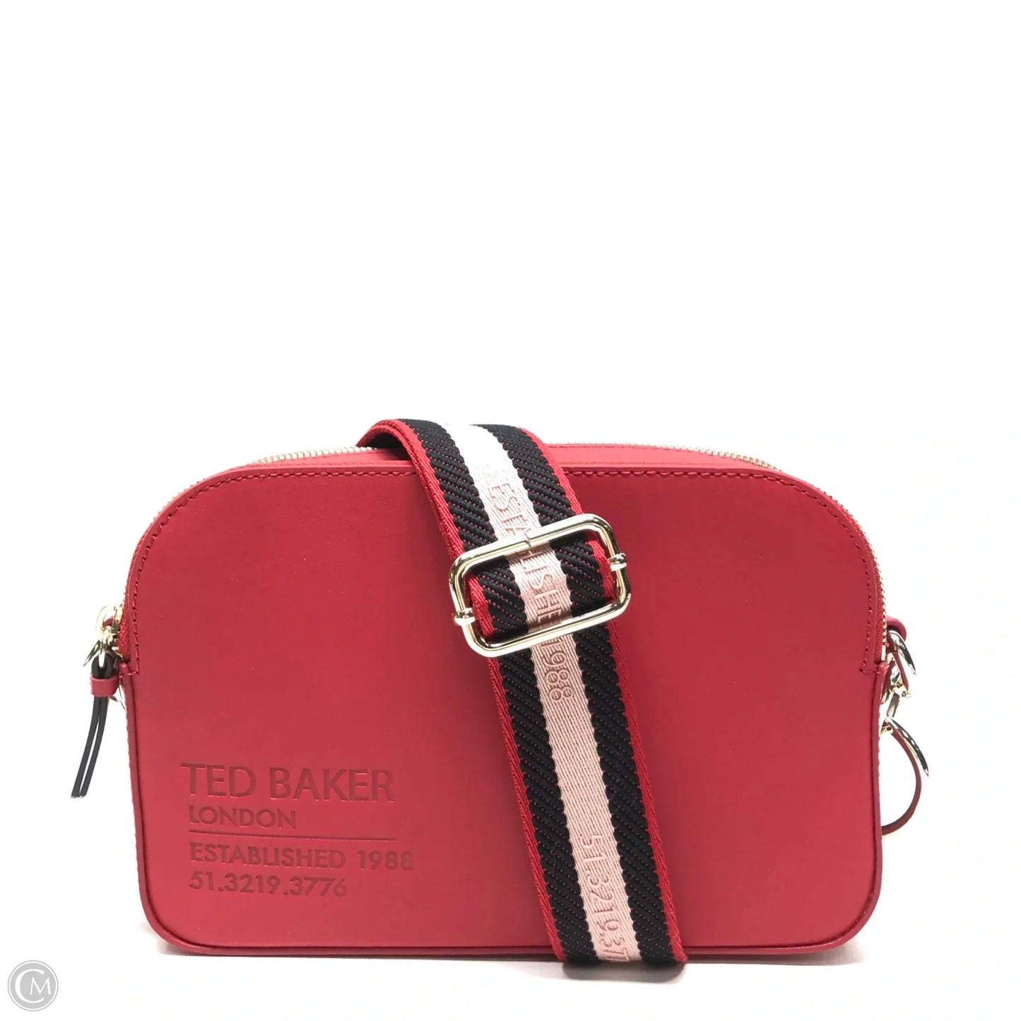 Crossbody Leather By Ted Baker, Size: Small