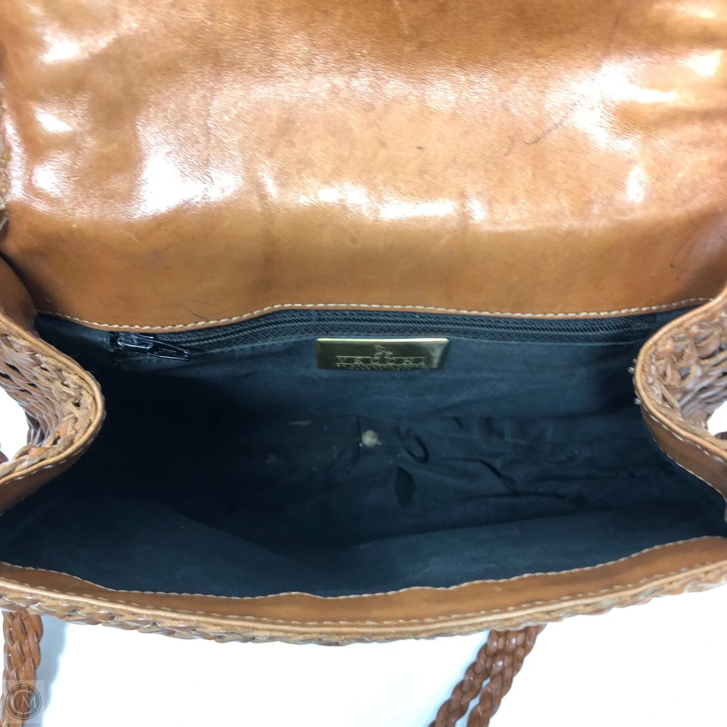 Crossbody Leather By Cmb, Size: Medium