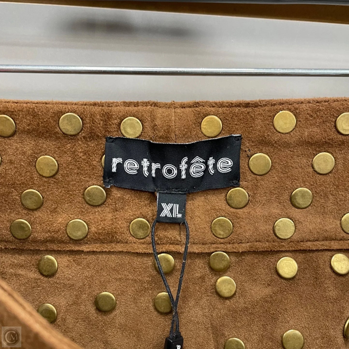 Skirt Mini & Short By Cma In Brown & Gold, Size: Xl