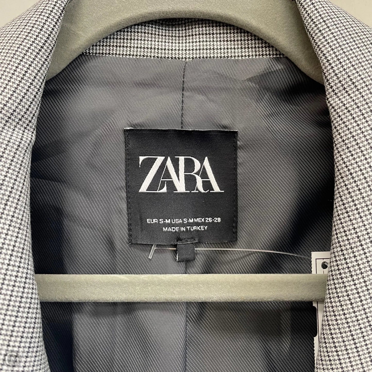 Vest Other By Zara In Black & Grey, Size: S