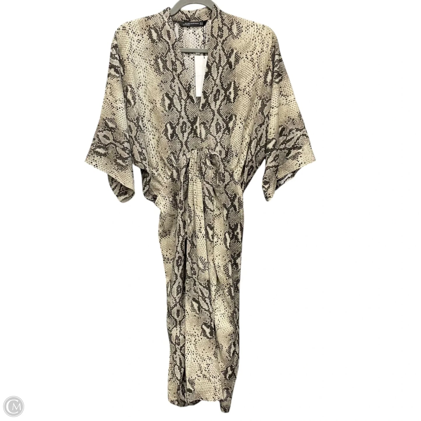 Dress Casual Short By Zara Women In Snakeskin Print, Size: Xs