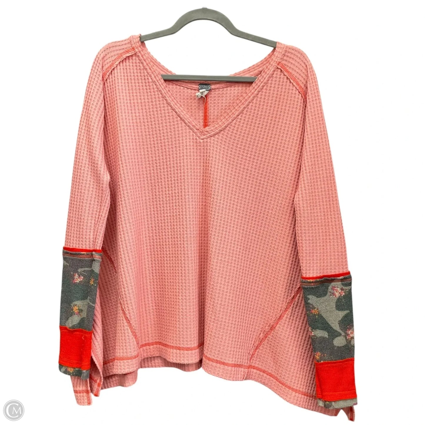 Top Long Sleeve By We The Free In Orange, Size: Xs