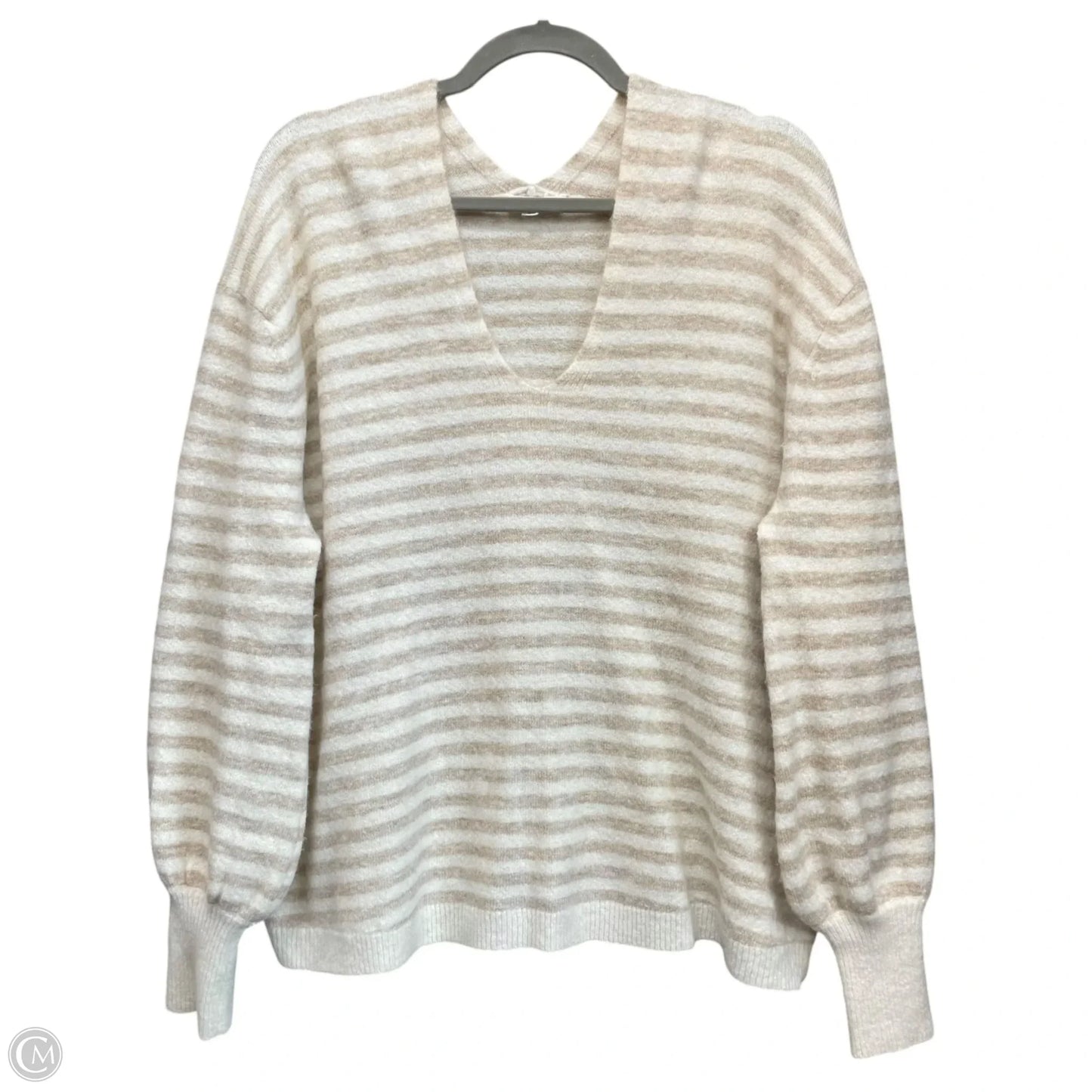 Sweater By A Loves A In Cream & Tan, Size: M