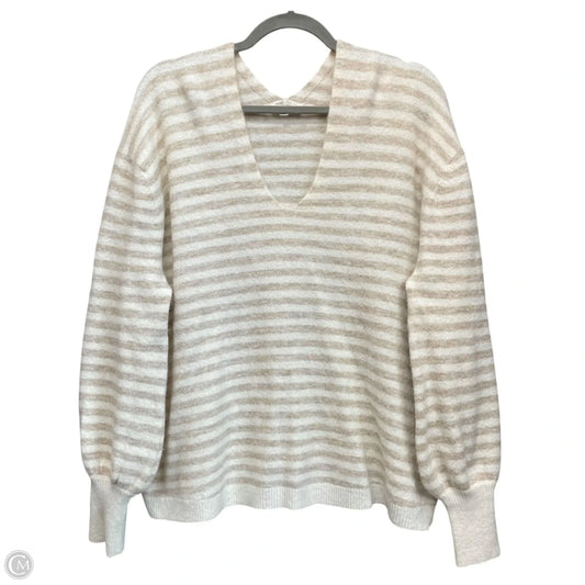 Sweater By A Loves A In Cream & Tan, Size: M