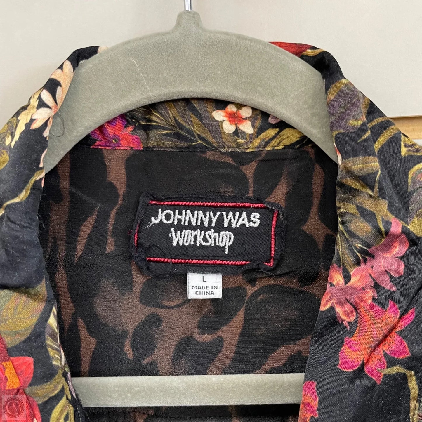 Top Long Sleeve By Johnny Was In Multi-colored, Size: L