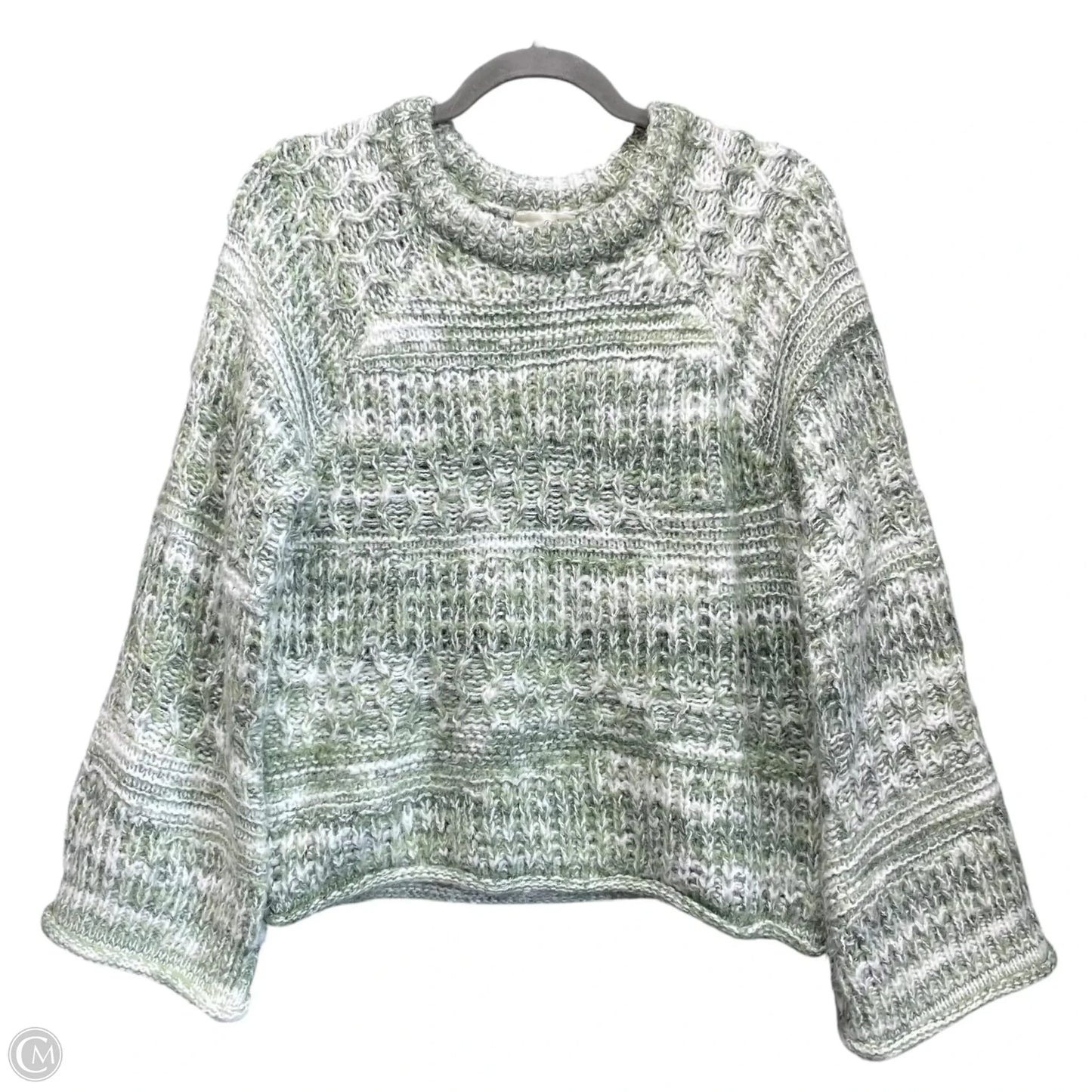 Sweater By Universal Thread In Green & White, Size: S