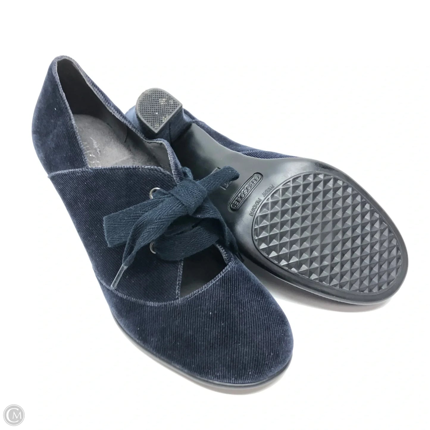 Shoes Heels Block By Aerosoles In Navy, Size: 7.5