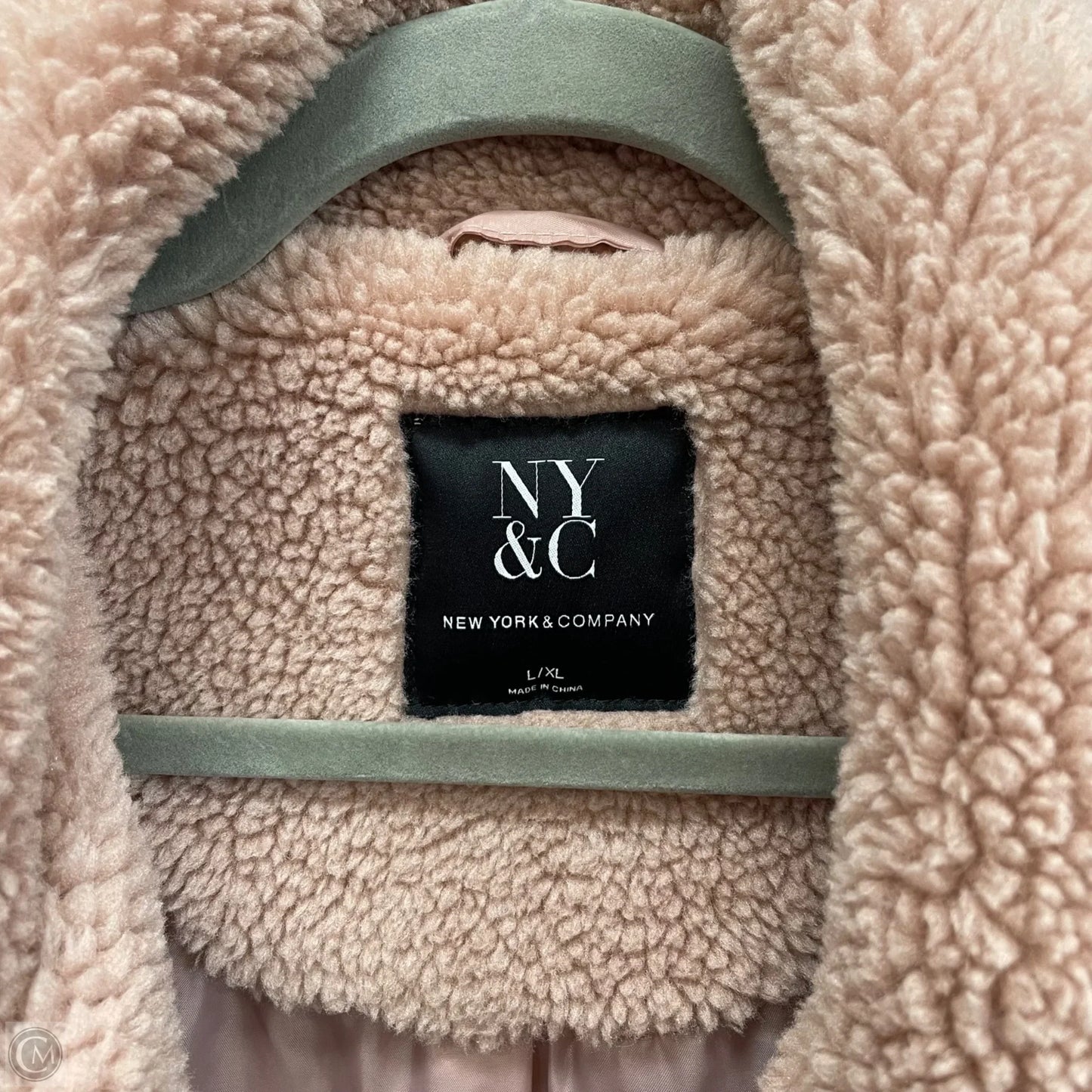 Coat Faux Fur & Sherpa By New York And Co In Pink, Size: Xl