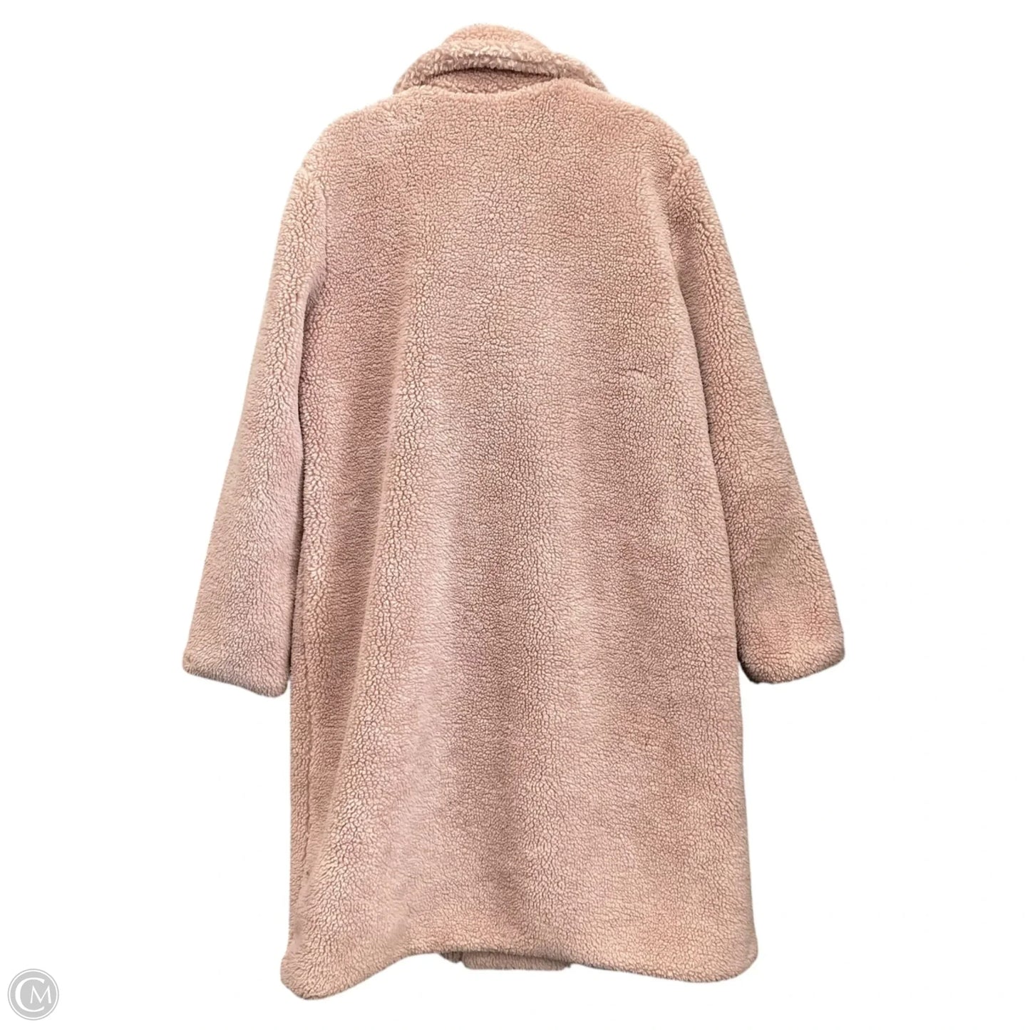 Coat Faux Fur & Sherpa By New York And Co In Pink, Size: Xl