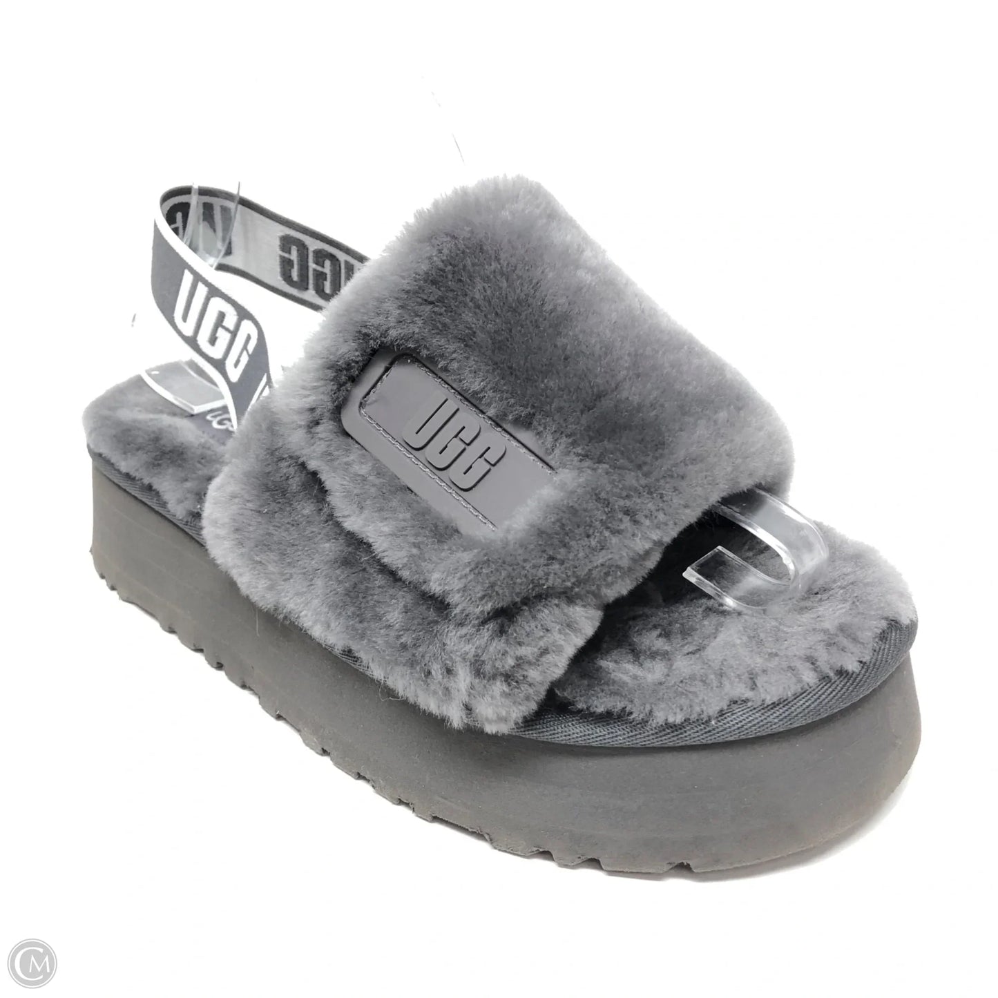 Sandals Designer By Ugg In Grey, Size: 9