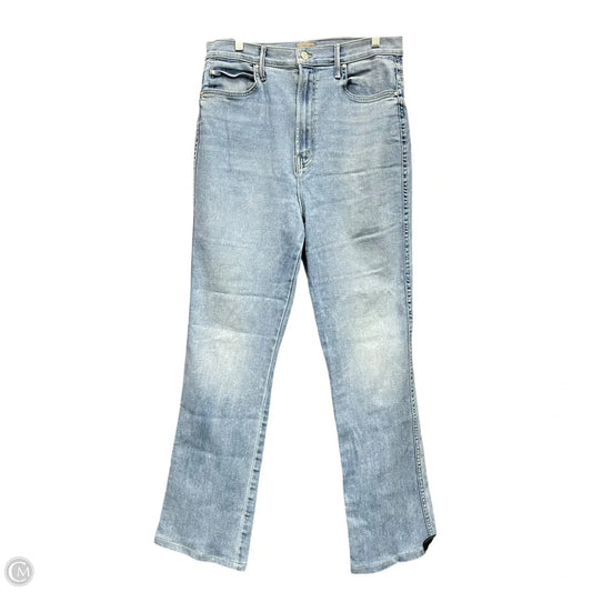 Jeans Boot Cut By Mother In Blue Denim, Size: 16