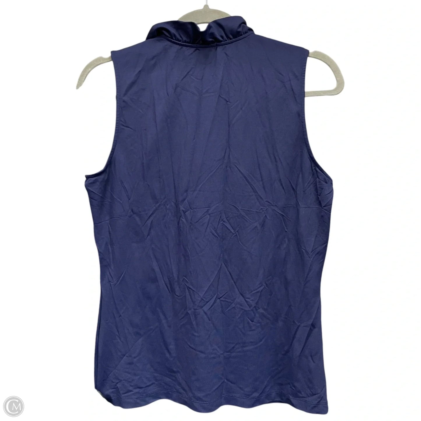 Blouse Sleeveless By J Mclaughlin In Navy, Size: M