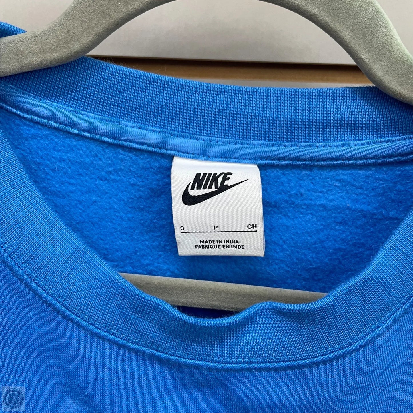 Sweatshirt Crewneck By Nike Apparel In Blue & Orange, Size: S