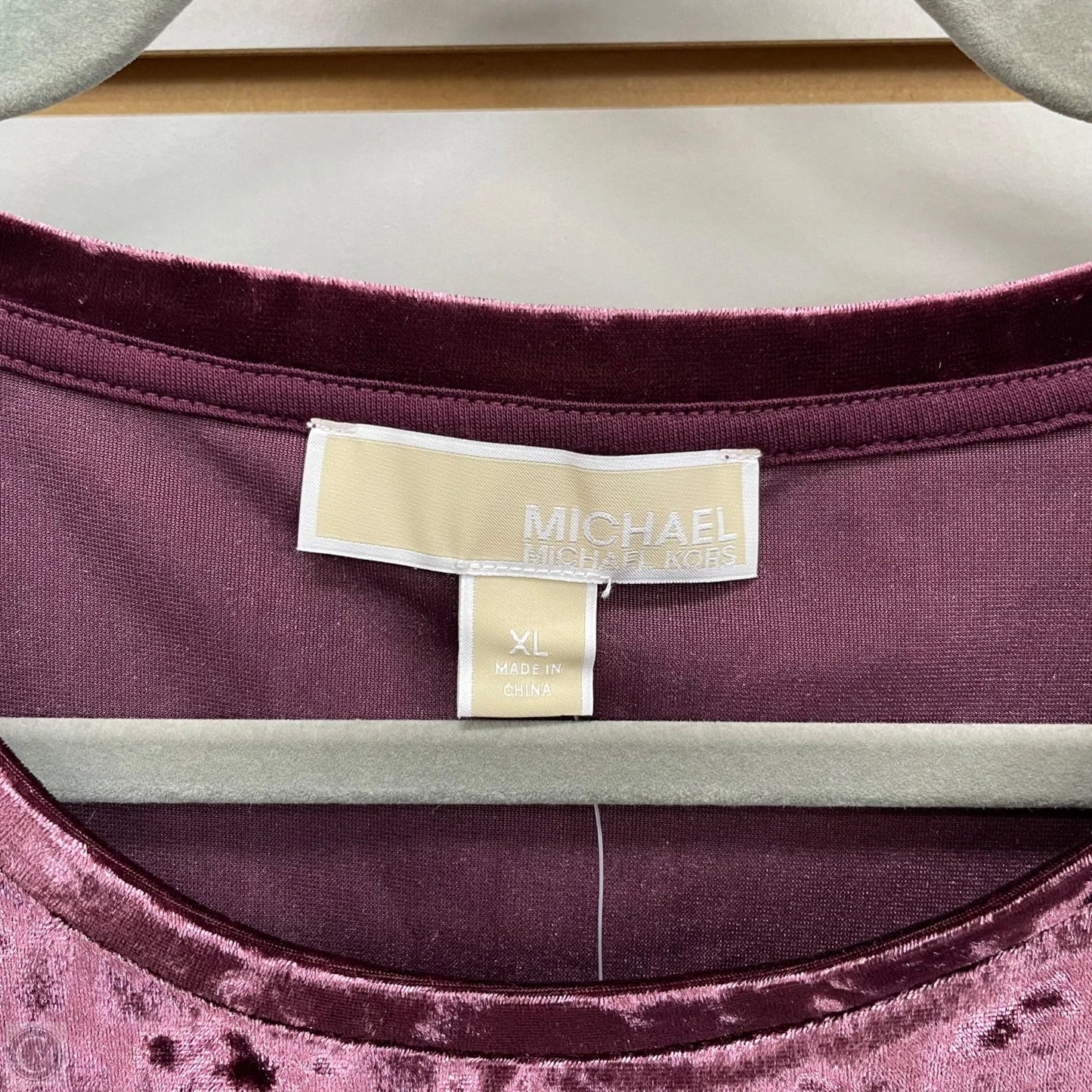 Dress Casual Short By Michael By Michael Kors In Maroon, Size: Xl