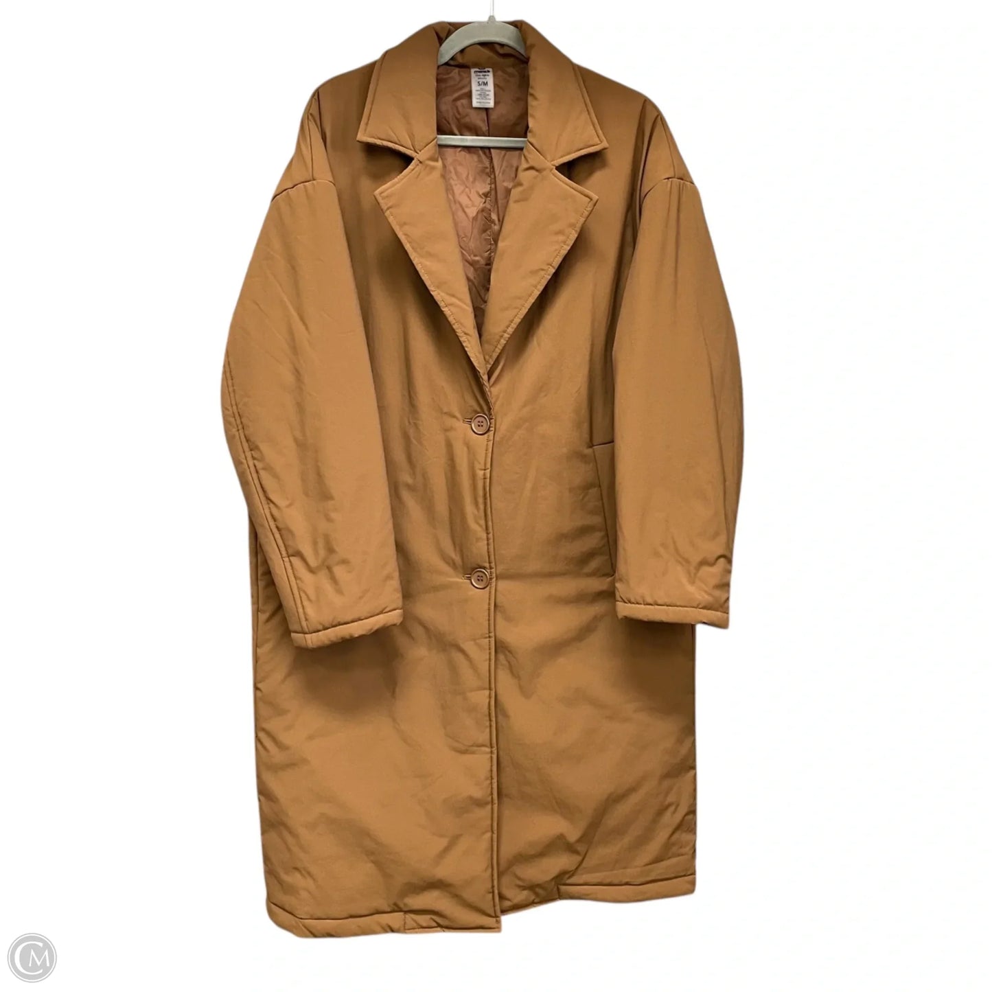 Jacket Puffer & Quilted By Mono B In Brown, Size: M