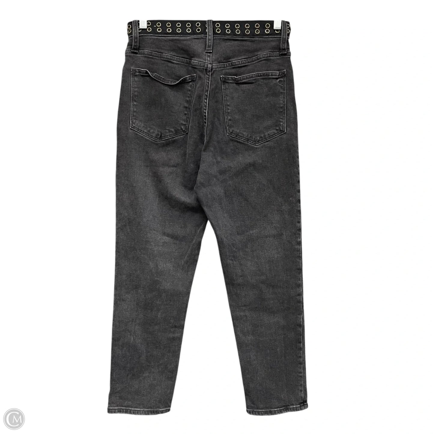 Jeans Straight By Madewell In Black Denim, Size: 4