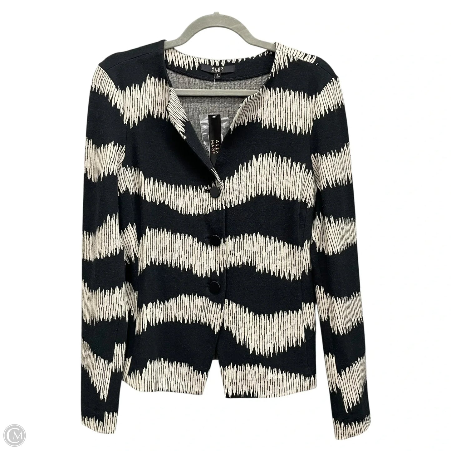 Blazer By Alex Marie In Black & Brown, Size: S